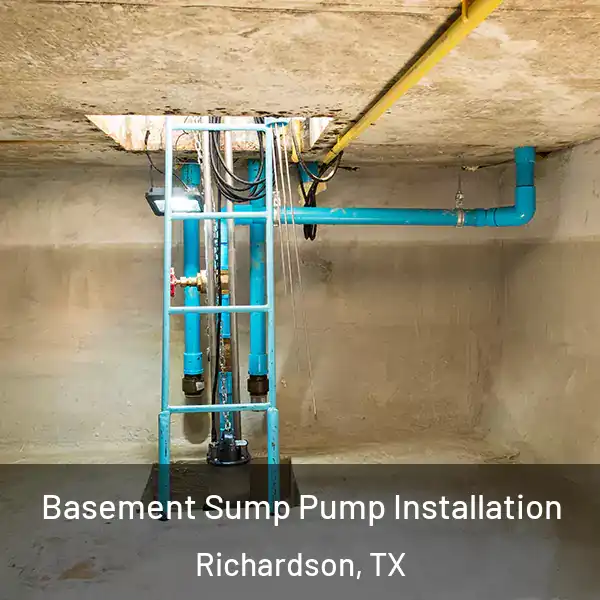  Basement Sump Pump Installation Richardson, TX